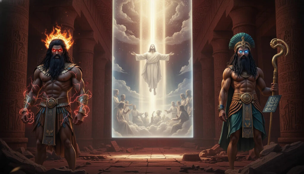 Anunnaki Anu Enlil Enki descobriram farsa crucificação Jesus escapou resgate frustração controladores planejam resposta