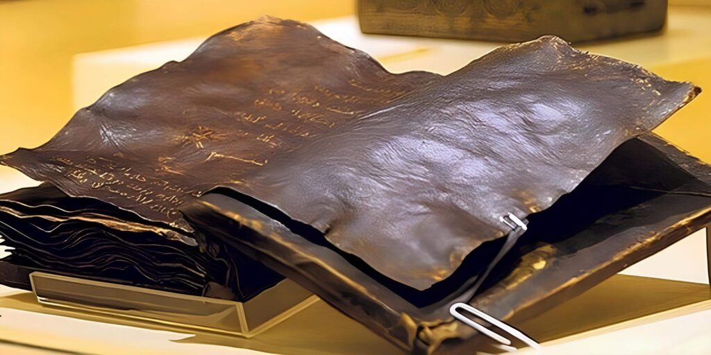 Evangelho Barnabé manuscrito Museu Etnográfico Ancara Turquia texto apócrifo Jesus crucificado Judas