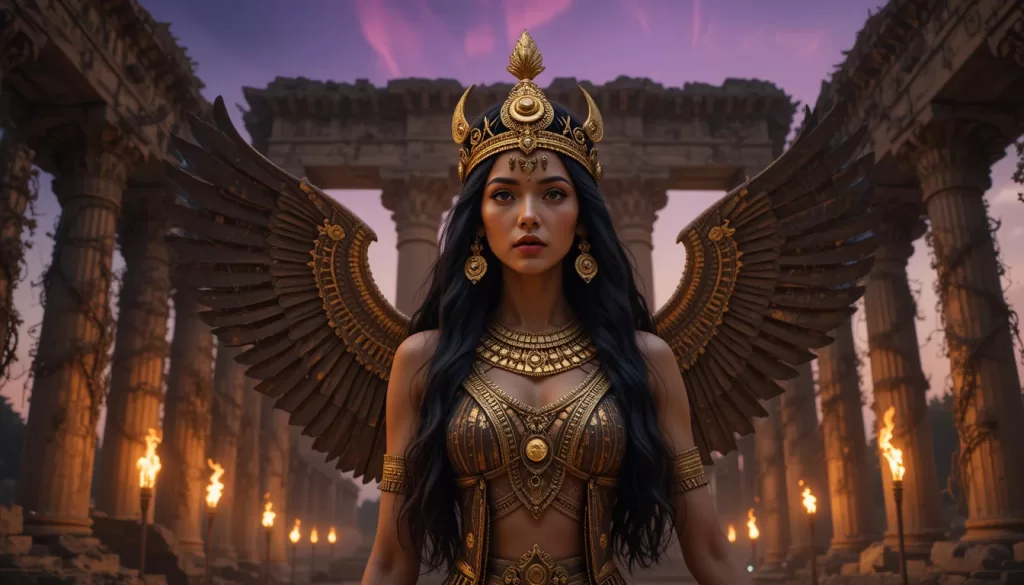 Lilith, como deusa mesopotâmica conectada à Inanna / Ishtar, revelando linhagem divina não demoníaca.
