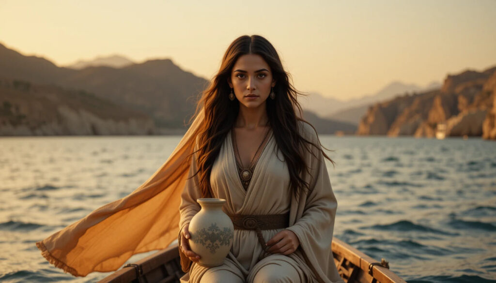 Maria Madalena fugindo para França após crucificação possivelmente grávida de Jesus segundo tradição da linhagem sagrada