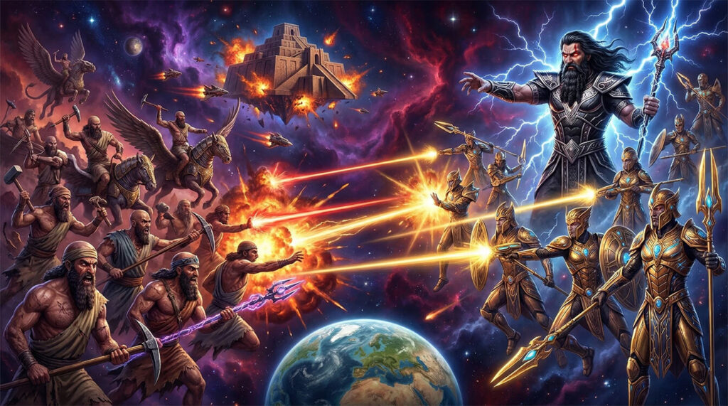 Guerra Igigi rebelião trabalhadores Anunnaki Enlil conflito pré-Gênesis Lúcifer tradicional personagem criado exílio Terra prisão