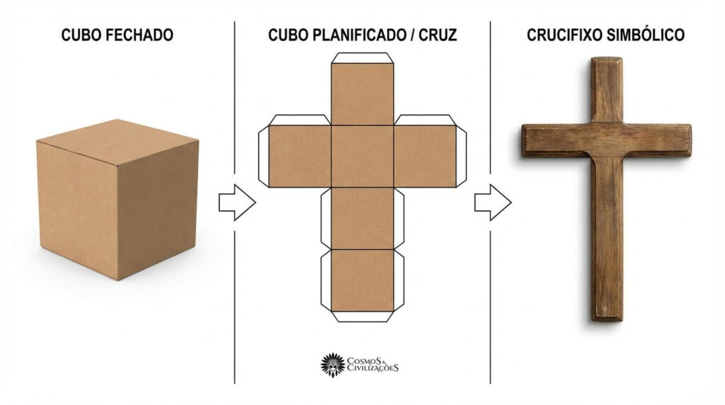 O principal símbolo do cristianismo é o Cubo de Saturno em outra forma.