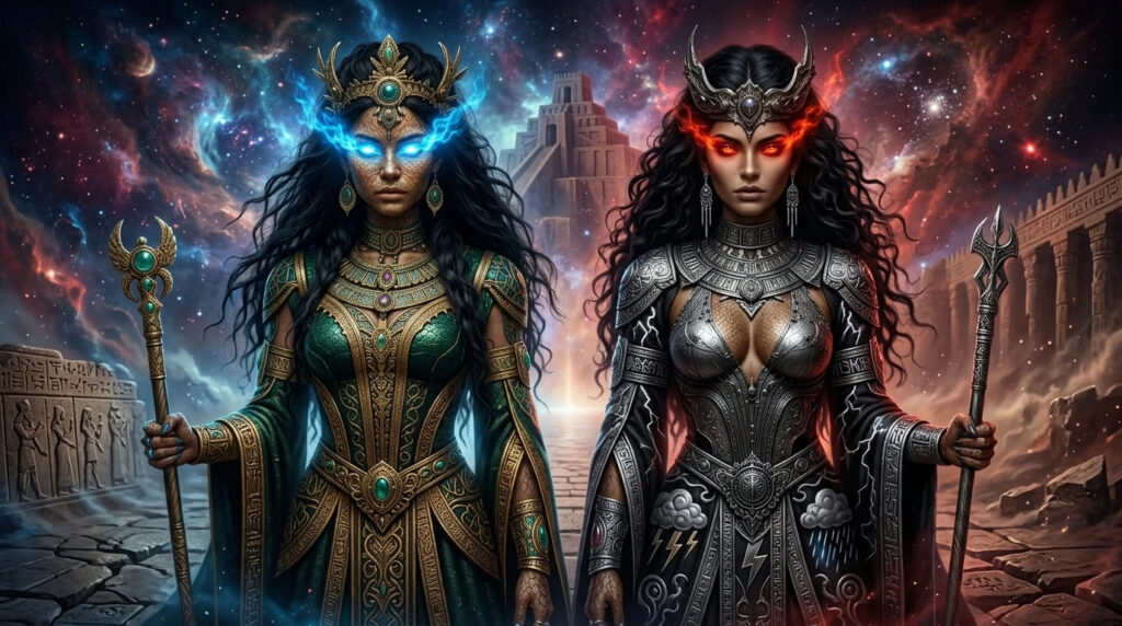 Ki e Ninlil consortes de Anu e Enlil nos textos sumérios correspondendo às possíveis identidades reais de Asherah a deusa apagada da Bíblia